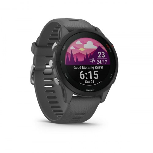 Smartwatch Garmin Forerunner 255 - grå, 46 mm, 1,3"