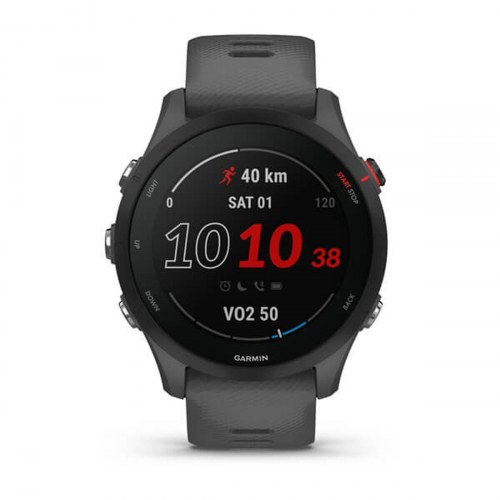 Smartwatch Garmin Forerunner 255 - grå, 46 mm, 1,3"