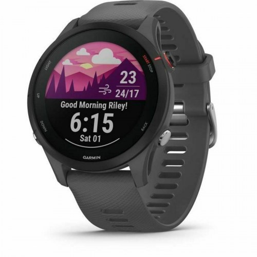 Smartwatch Garmin Forerunner 255 - grå, 46 mm, 1,3"