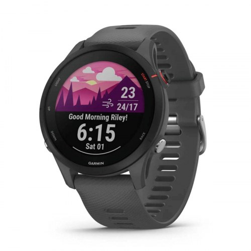 Smartwatch Garmin Forerunner 255 - grå, 46 mm, 1,3"