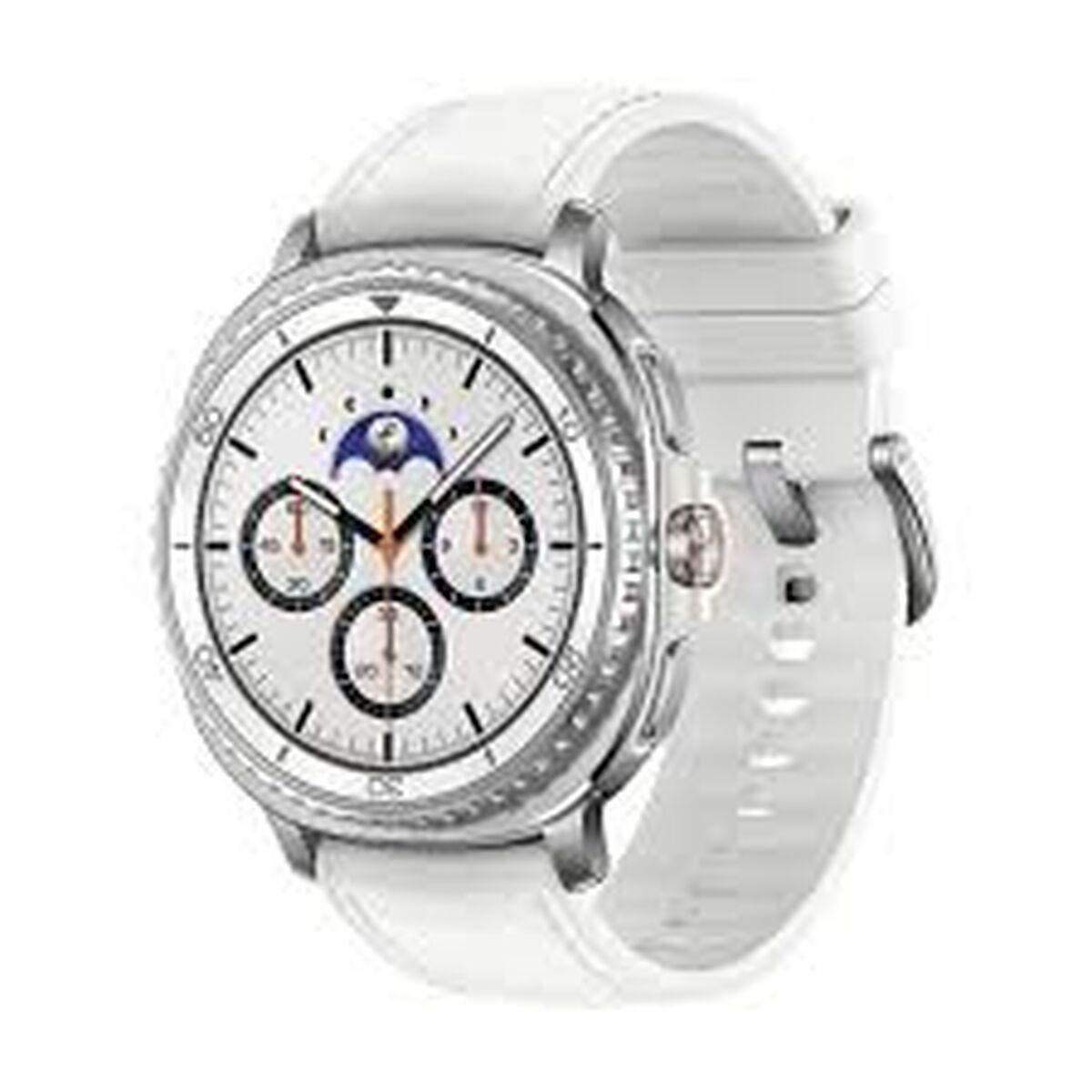 Smartwatch Samsung Galaxy Watch 8 Classic - hvid/sølv, 46 mm, 1,3"