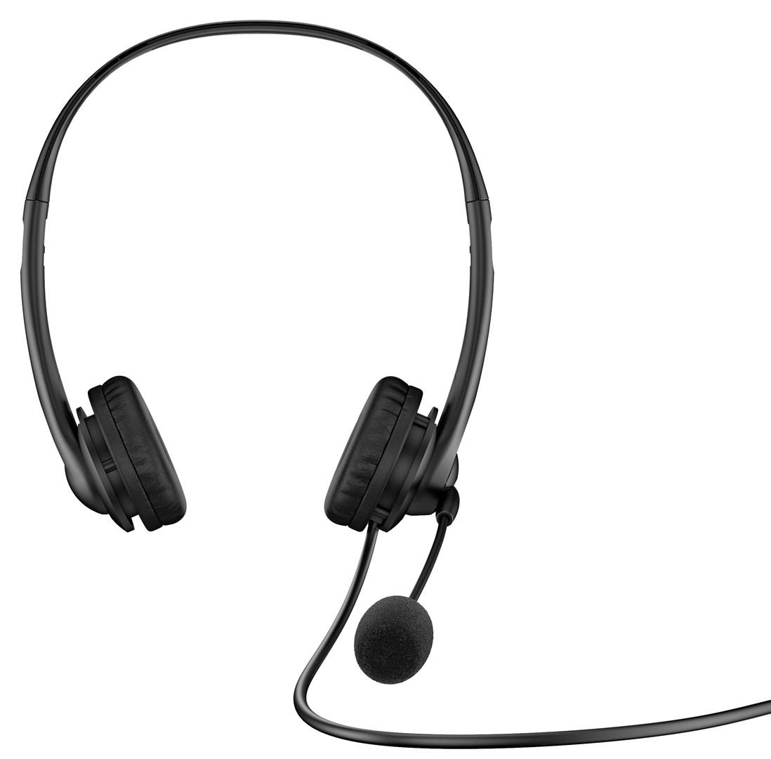 HP Stereo USB Headset G2 – kablet kontor/headset med bøjle, sort billede