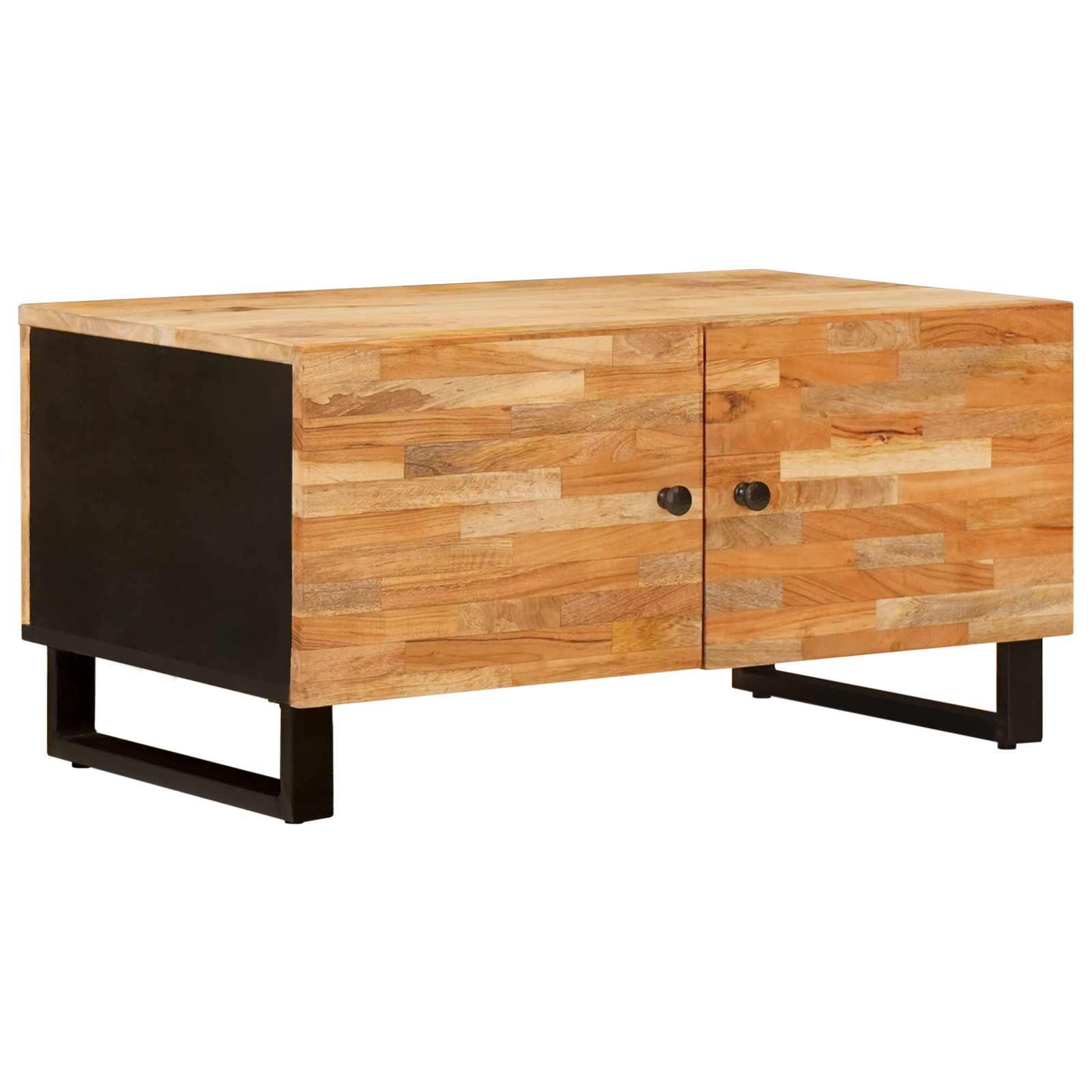 Sofabord Brun 89 x 52 x 11 cm Massivt mangotræ