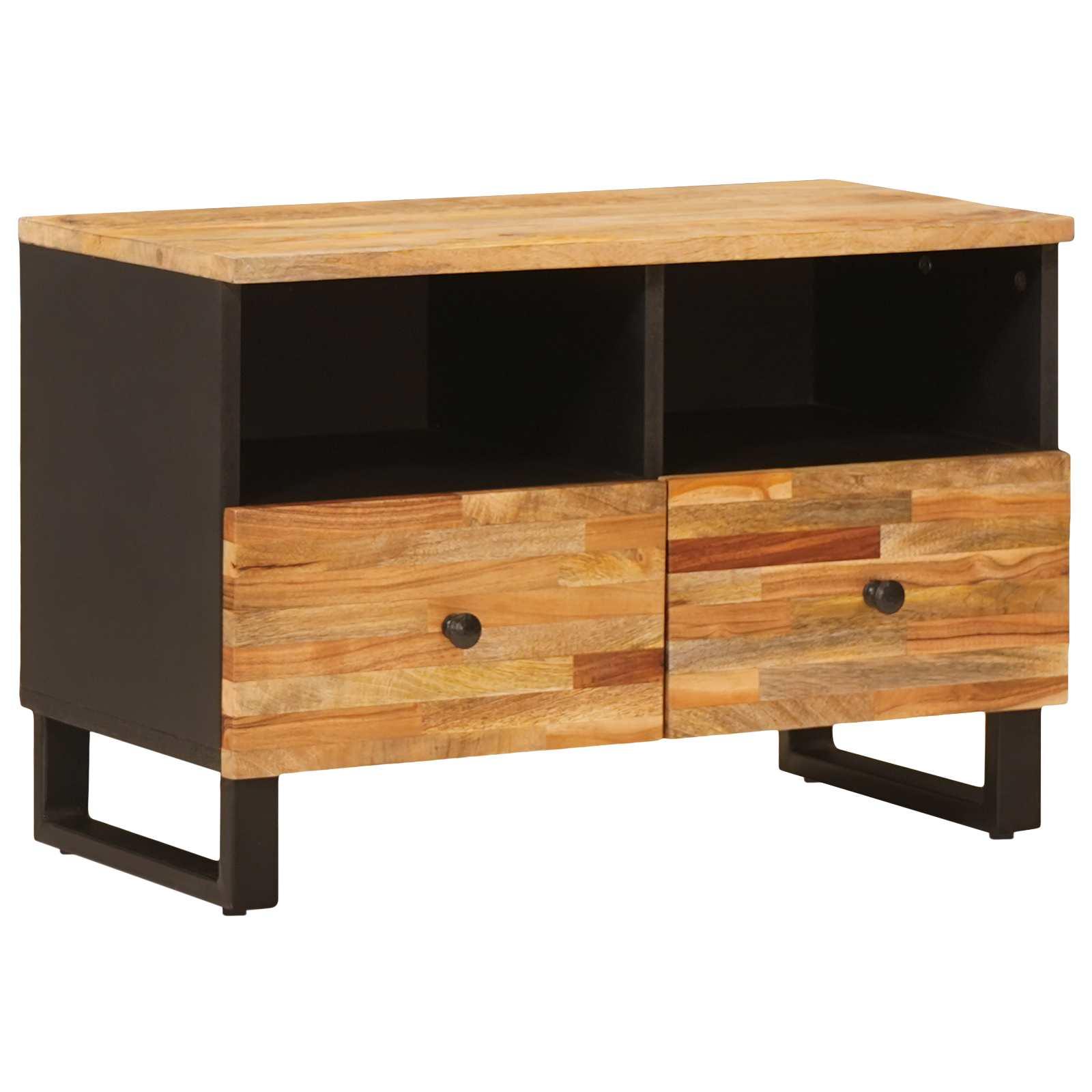 TV-skab med opbevaring Brun 70 x 33,5 x 46 cm Massivt mangotræ