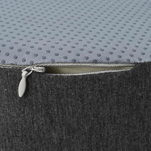 Sædehynde i memoryskum mørkegrå 48 x 42 x 11,5 cm