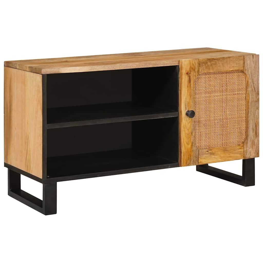 TV-skab med opbevaring Brun 80 x 31,5 x 46 cm Massivt mangotræ