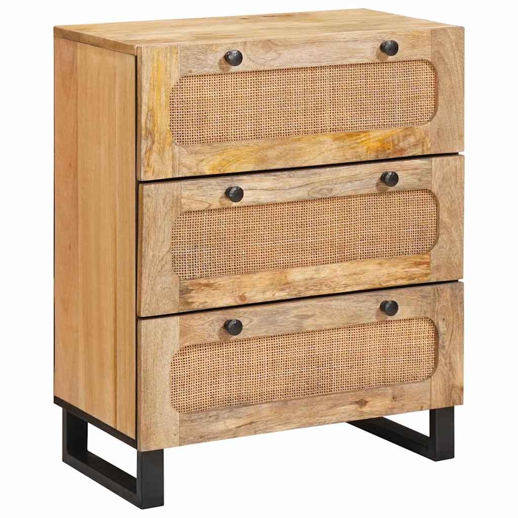 Sidebord Brun 60 x 33,5 x 75 cm Massivt mangotræ