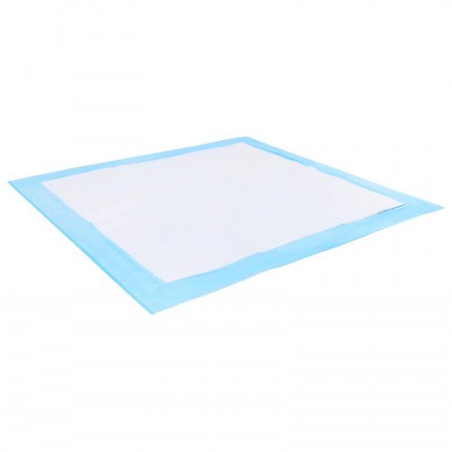 Træningsmåtter til kæledyr - 50 stk, blå/hvid, 60 × 60 cm, non-woven