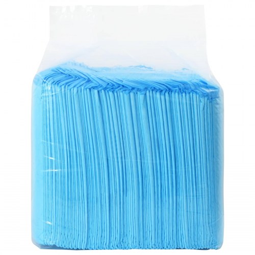 Træningsmåtter til kæledyr - 50 stk, blå/hvid, 60 × 60 cm, non-woven