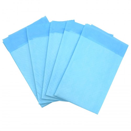 Træningsmåtter til kæledyr - 50 stk, blå/hvid, 60 × 60 cm, non-woven