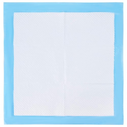 Træningsmåtter til kæledyr - 50 stk, blå/hvid, 60 × 60 cm, non-woven