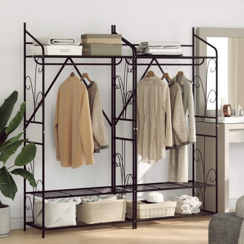 Åben Garderobe Ensfarvet