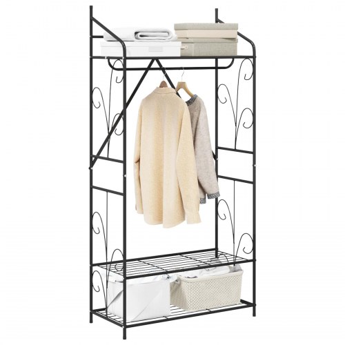 Åben Garderobe Ensfarvet