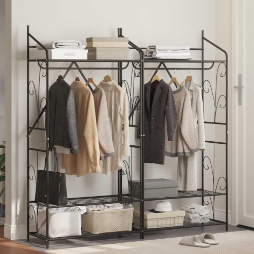 Åben Garderobe Ensfarvet