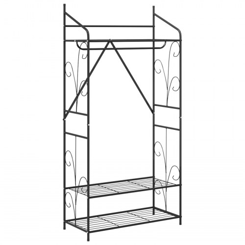 Åben Garderobe Ensfarvet