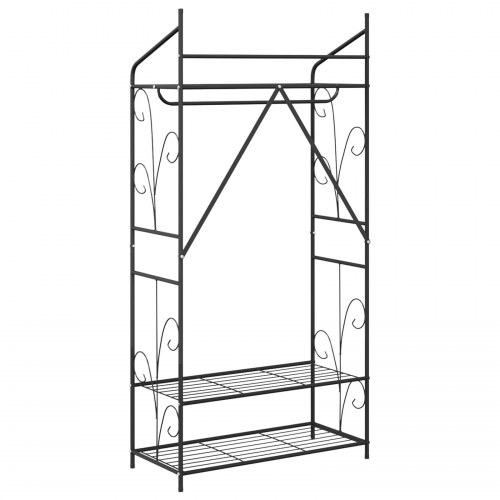 Åben Garderobe Ensfarvet