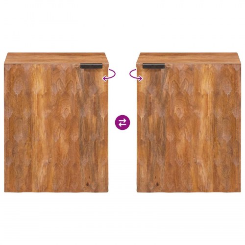 Badeværelse Hænge Skab Ensfarvet Brun