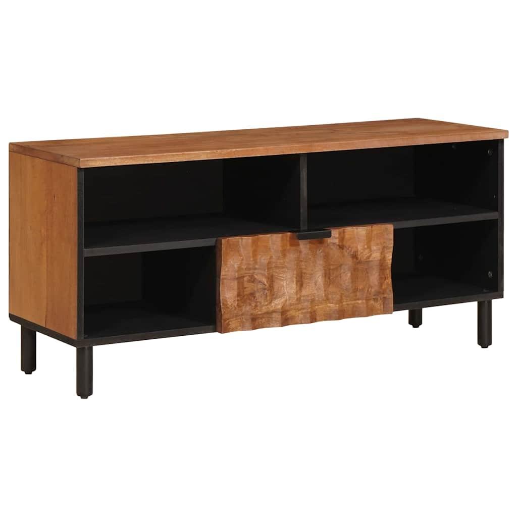 TV-skab Acacia Brun Finish 100 x 33,5 x 46 cm Massivt mangotræ