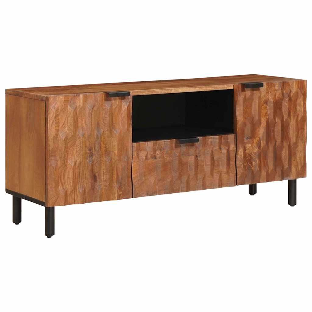 TV-skab Acacia Brun Finish 105 x 33,5 x 46 cm Massivt mangotræ