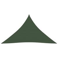 Solsejl 2,5x2,5x3,5 m 160 g/m² HDPE mørkegrøn