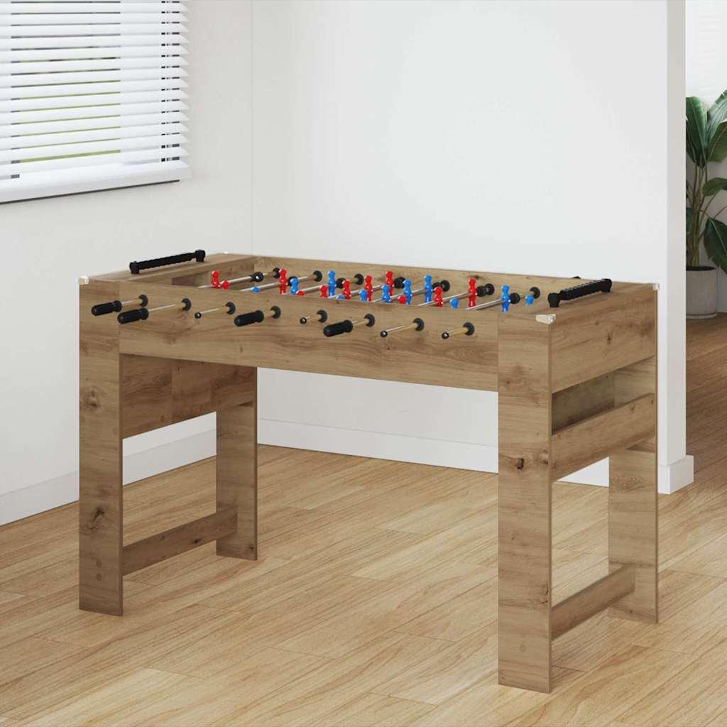 Fodboldbord Artisan Egetræ 125 x 60,5 x 80 cm Konstrueret træ