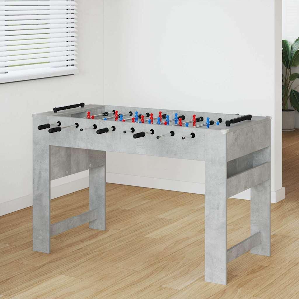 Fodboldbord Beton Grå 125 x 60,5 x 80 cm Konstrueret træ