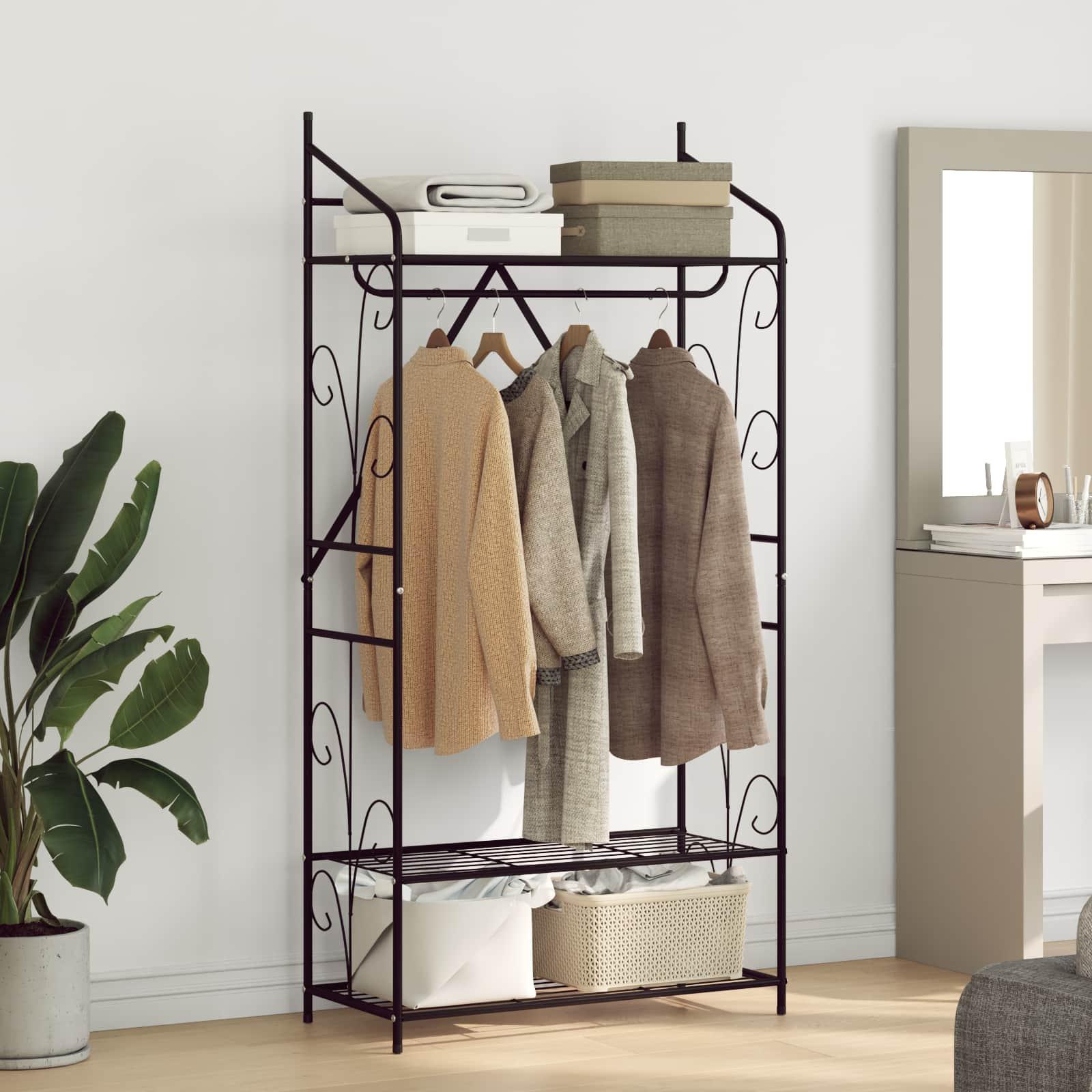 Åben Garderobe Ensfarvet