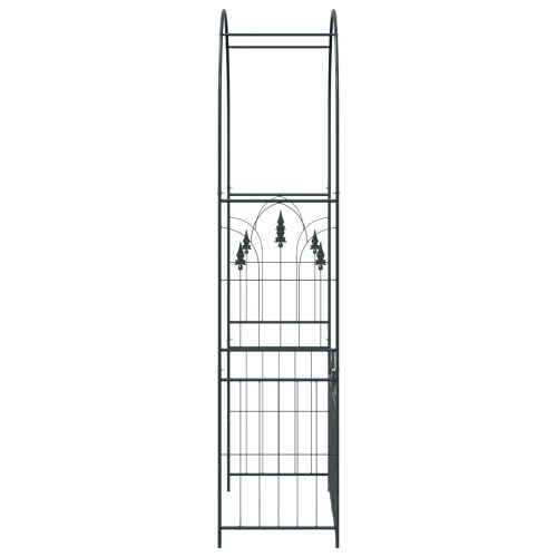 Havebue Ensfarvet Sort 102 x 50 x 218 cm