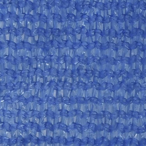 Solsejl 4×4×4 m - trekantet HDPE 160 g/m², blå