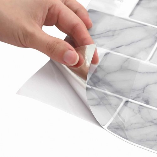 Subway flise 20 stk Hvid marmor 30,5 x 30,5 cm