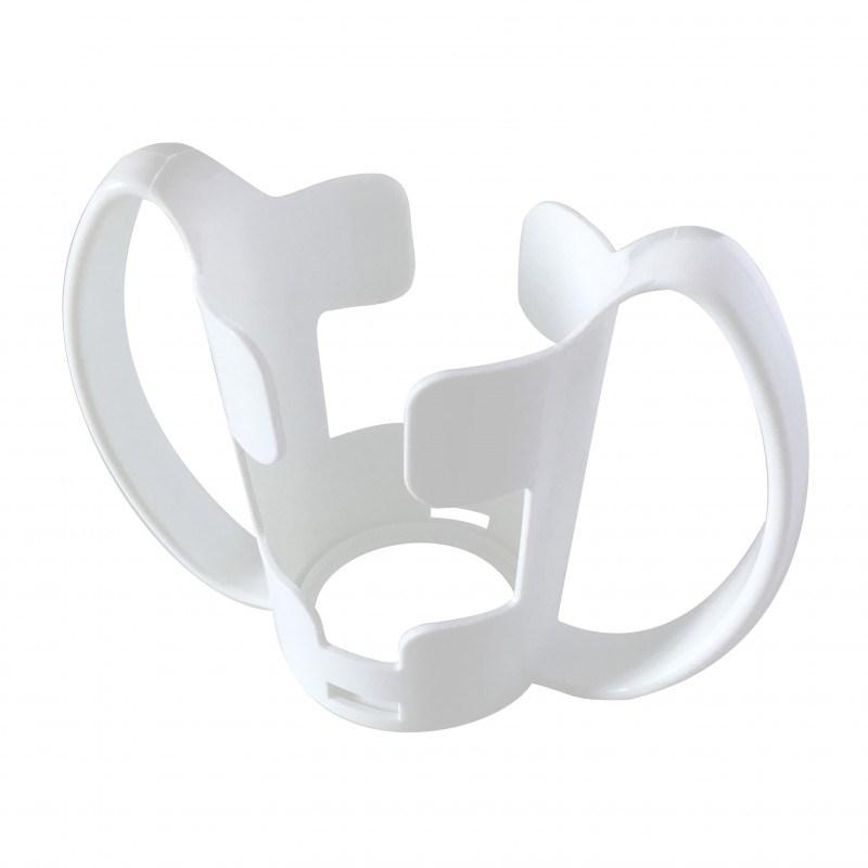 SUNDO kop- og glas-holder med 2 håndtag - hvid
