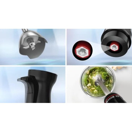 Bosch Serie 4 MSM4B6V2 stavblender 1,2 l – 1.000 W, sort