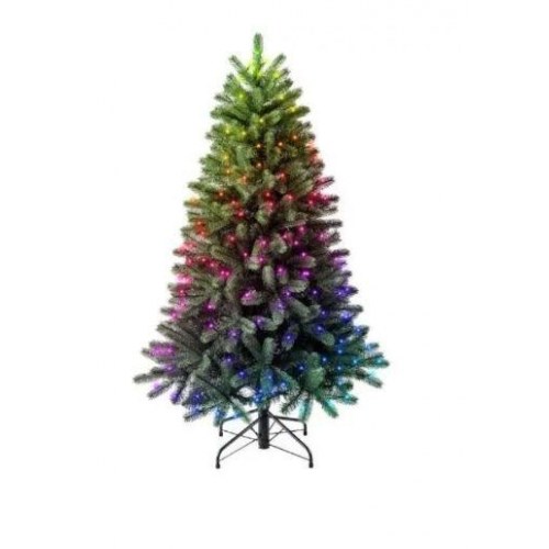 Twinkly Regal forlyspyntet juletræ 150 cm - 270 RGB LED, Bluetooth/Wi‑Fi