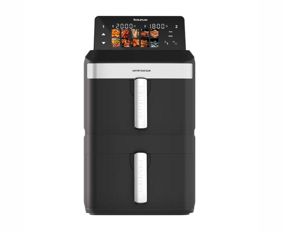 Taurus Air Fry Duo Slim varmluftfriture - 2 kurve, 13 l, 2.800 W