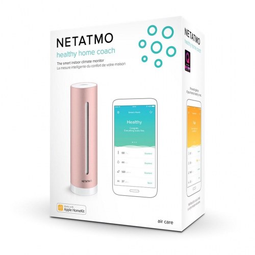 Netatmo Smart Indendørs Luftkvalitetsmåler – rosaguld