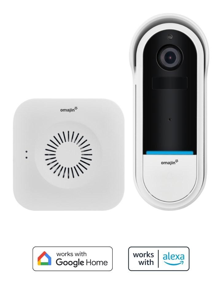 Omajin by Netatmo OVD-01-EU videodørklokke med klokke - sort/hvid billede