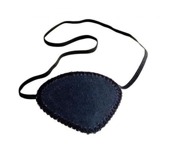 SUNDO øjenklap - sort, 8 cm