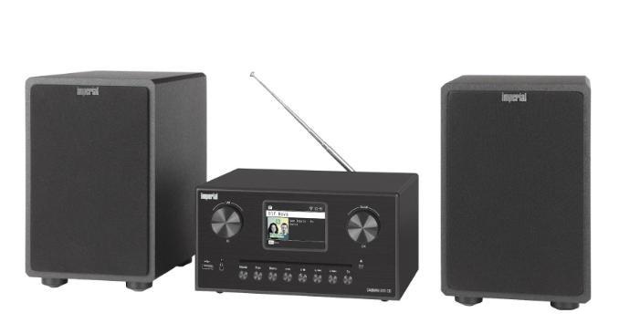 Imperial DABMAN i310 DAB+/FM radio med Wi‑Fi og CD - sort billede