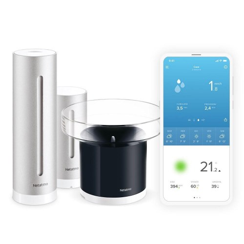 Netatmo Weather Station med regnmåler - smart vejrstation til hjemmet