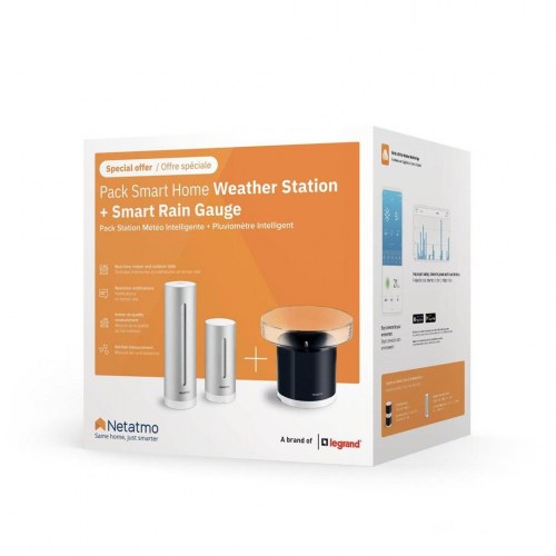 Netatmo Weather Station med regnmåler - smart vejrstation til hjemmet