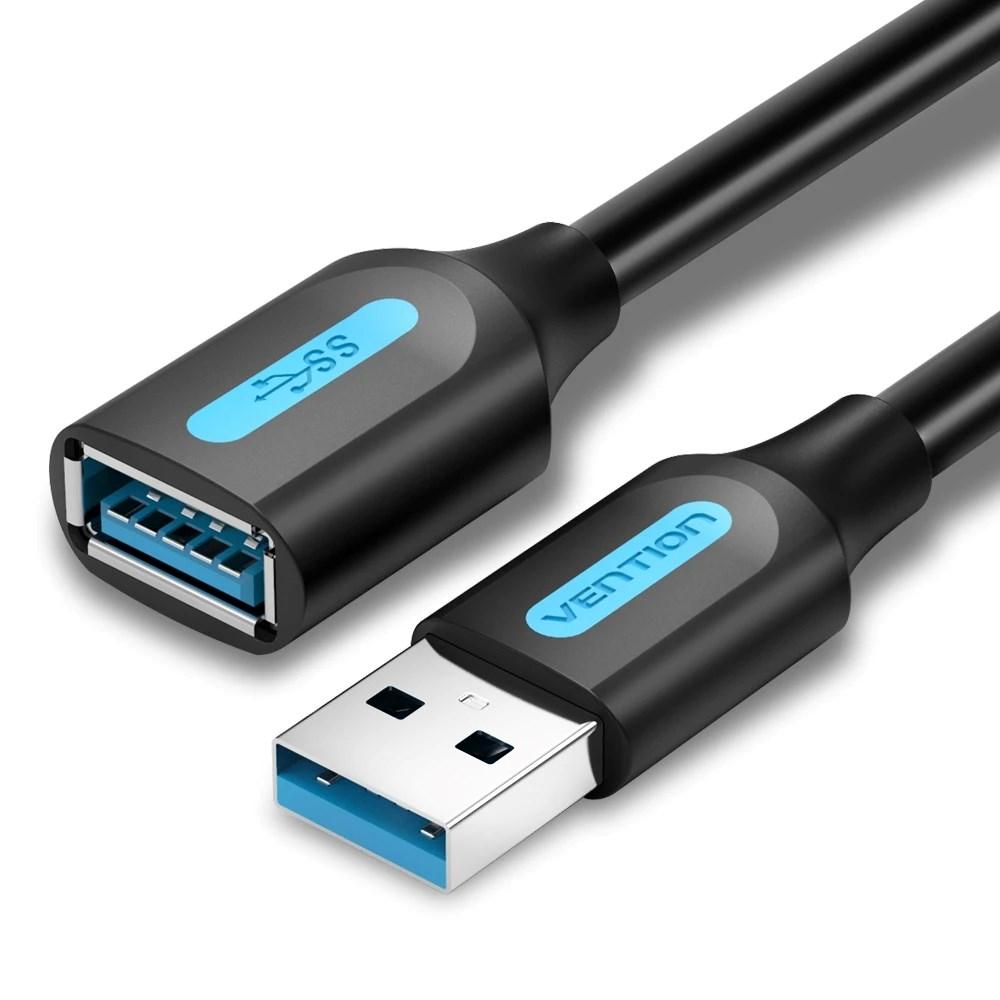 Extension Cable USB 3.0 male to female Vention CBHBF 1m Black