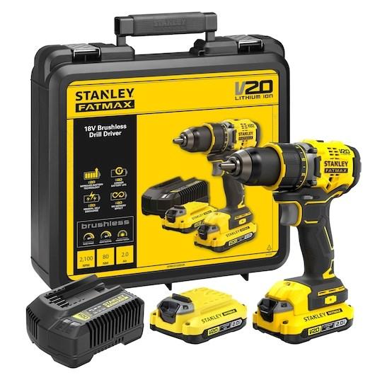 Stanley STANLEY drill driver 18V V20 80Nm 2x2.0Ah SFMCD720D2K SFMCD720D2K-QW DRILL/DRIVER