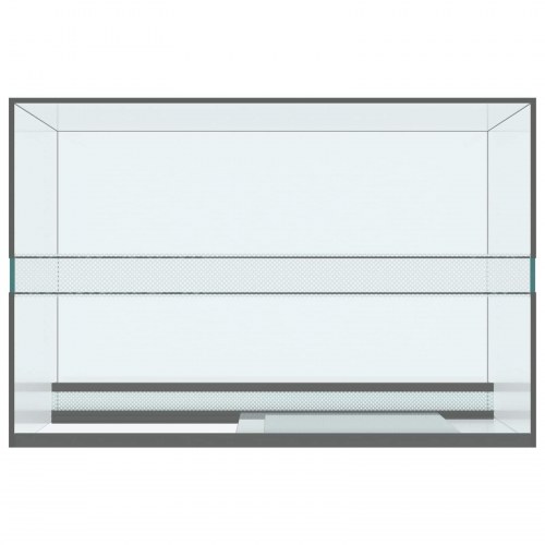 Krybdyr og amfibiehabitater Hvid 60 x 40 x 40 cm Glas