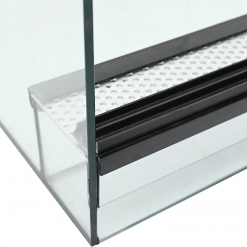 Krybdyr og amfibiehabitater Hvid 60 x 40 x 40 cm Glas