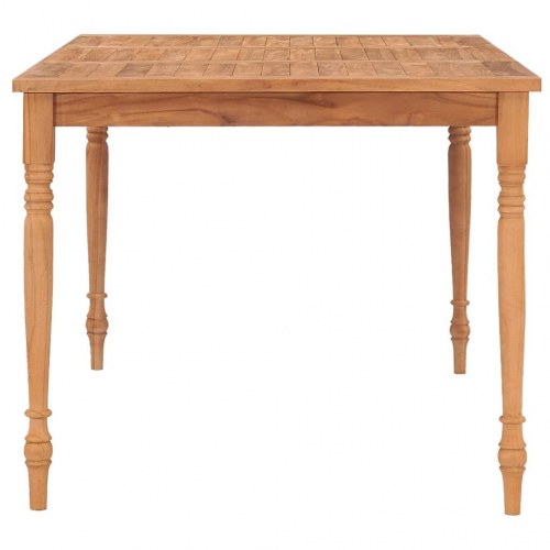Batavia-bord 150x90x75 cm massivt teaktræ