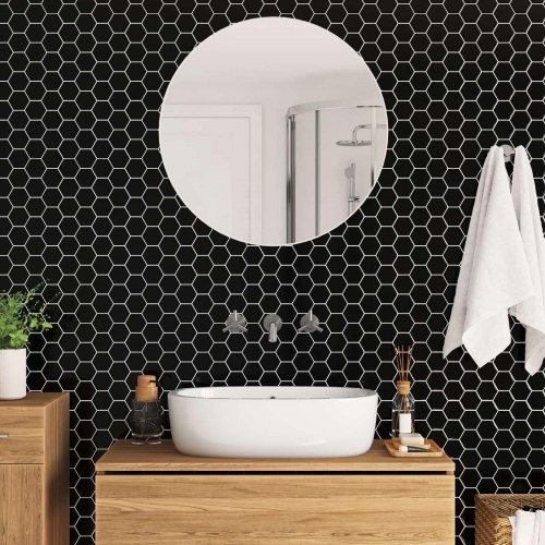 Fiskeskala Flise 10 stk Lys pink 30 x 30 cm Polyurethan og PET