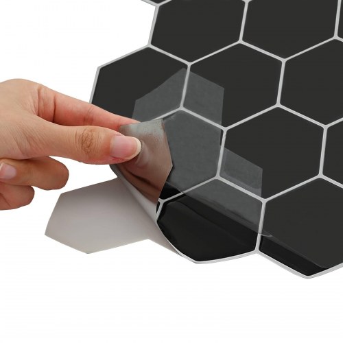 Fiskeskala Flise 10 stk Lys pink 30 x 30 cm Polyurethan og PET