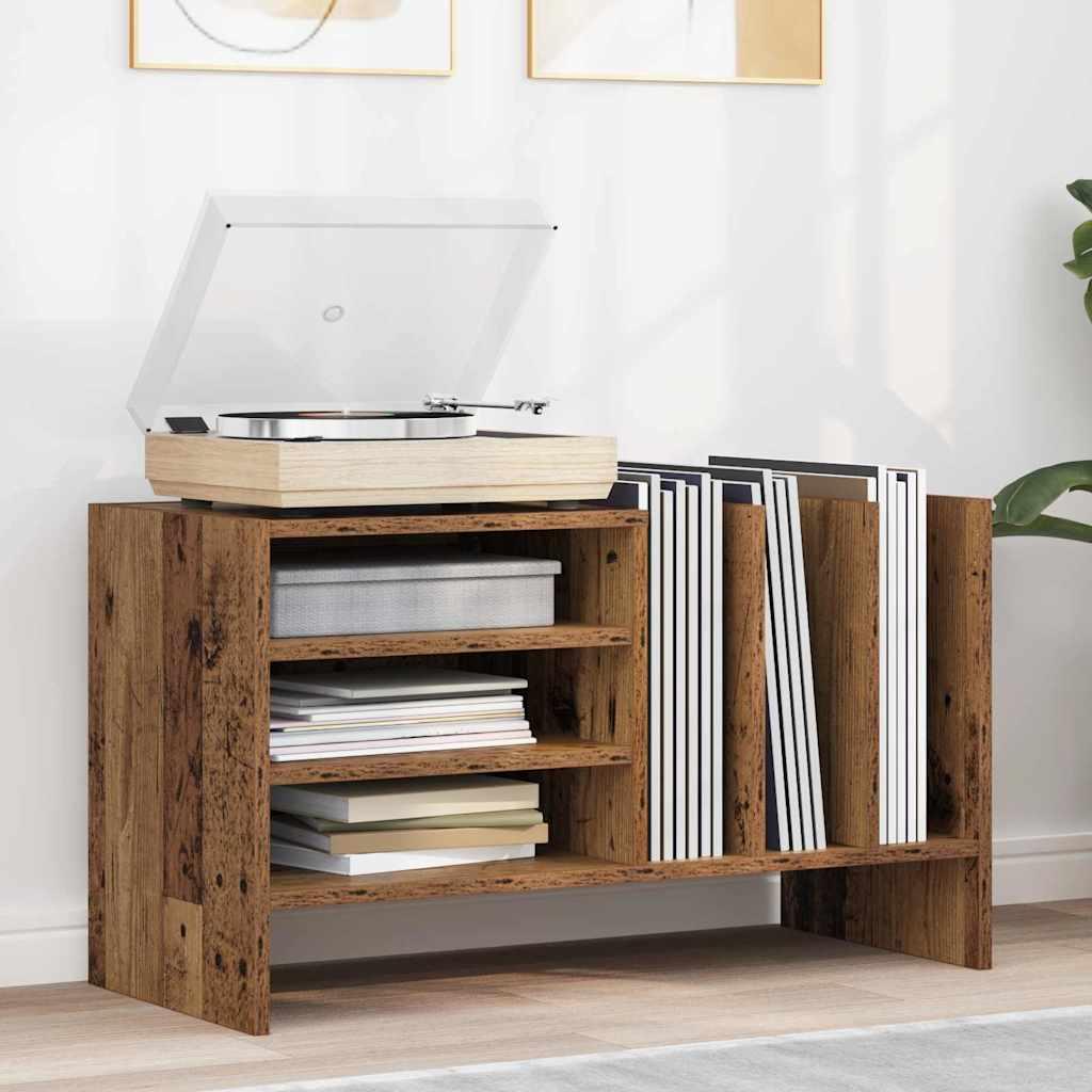 Pladeskab Gammelt træ 78,5 x 35 x 45 cm Konstrueret træ