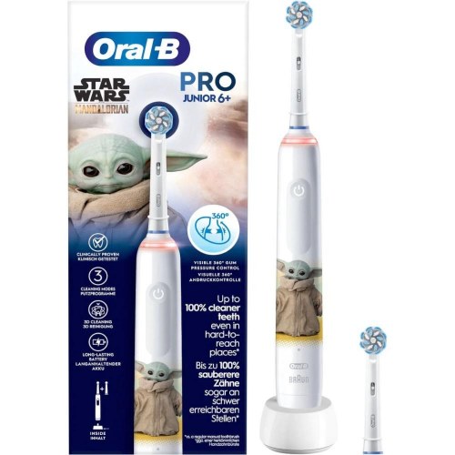 Oral-B Pro Junior 6+ elektrisk tandbørste - Star Wars (The Mandalorian)