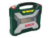 Bosch X-Line Titanium - skruetrækker-, bor- og sokkelsæt, 100 dele billede